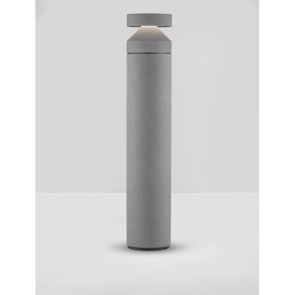 Gray Cement LED 20 Watt 220-240Volt 1018Lm 3000K IP65 D: 19.2 H: 99.5 cm 