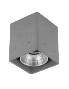 Gray Cement LED 10 Watt 220-240Volt 1021Lm 3000K IP65 L: 10.2 W: 10.2 H: 12 cm 2