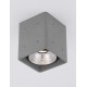 Gray Cement LED 10 Watt 220-240Volt 1021Lm 3000K IP65 L: 10.2 W: 10.2 H: 12 cm 