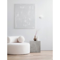 White Gypsum LED 4Watt 220-240Volt 304Lm 3000K IP20 L: 6 W: 12 H: 6 cm 