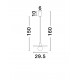 Beige Terrazzo Concrete LED E27 1x12 Watt 100-240Volt bulb excluded D: 29.5 H: 160 cm 