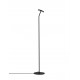 Sandy Black Aluminium & Steel LED 9 Watt 220-240 Volt 295Lm 3000K IP20 D: 21 H: 123 cm 