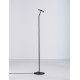 Sandy Black Aluminium & Steel LED 9 Watt 220-240 Volt 295Lm 3000K IP20 D: 21 H: 123 cm 
