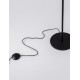 Sandy Black Aluminium & Steel LED 9 Watt 220-240 Volt 295Lm 3000K IP20 D: 21 H: 123 cm 