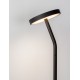 Sandy Black Aluminium & Steel LED 9 Watt 220-240 Volt 295Lm 3000K IP20 D: 21 H: 123 cm 
