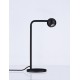 Sandy Black Aluminium & Steel LED 6 Watt 220-240 Volt 514Lm 3000K IP20 Switch On/Off L: 14 W: 22,5 H: 35,5 cm 