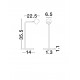 Sandy Black Aluminium & Steel LED 6 Watt 220-240 Volt 514Lm 3000K IP20 Switch On/Off L: 14 W: 22,5 H: 35,5 cm 