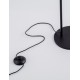 Sandy Black Aluminium & Steel LED 6 Watt 220-240 Volt 576Lm 3000K IP20 Switch On/Off L: 25,8 W: 21 H: 125,5 cm 