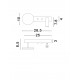 Sandy White Aluminium & Steel LED 9 Watt 220-240Volt 543Lm 3000K IP20 L: 28.5 W: 8.5 H: 10 cm 