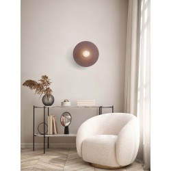 Red Terrazzo Concrete & Glass LED G9 1x5 Watt 100-240Volt IP20 bulb excluded D: 44.5 H: 20.5 cm 