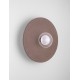 Red Terrazzo Concrete & Glass LED G9 1x5 Watt 100-240Volt IP20 bulb excluded D: 44.5 H: 20.5 cm 