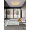 Ceiling Light Alum Gold &Clear Acrylic LED 96W L94.8 W63.8 H11.5