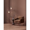 Gray Concrete & Opal Glass LED G9 2X5Watt 100-240Volt IP20 bulb excluded D: 8 H: 115 cm
