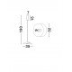 Triac Dimmable Sandy White Aluminium LED 16 Watt 220-240Volt 537Lm 3000K IP20 D: 35 W: 32 H: 190 cm 