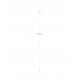 Triac Dimmable Sandy White & Chrome Mirror Aluminium LED 21 Watt 220-240Volt 918Lm 3000K IP20 D: 35 H: 330 cm 