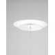 Triac Dimmable Sandy White & Chrome Mirror Aluminium LED 21 Watt 220-240Volt 918Lm 3000K IP20 D: 35 H: 330 cm 