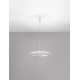 Triac Dimmable Sandy White & Chrome Mirror Aluminium LED 37 Watt 220-240Volt 1786Lm 3000K IP20 D: 50 H: 120 cm 