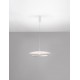Triac Dimmable Sandy White & Chrome Mirror Aluminium LED 37 Watt 220-240Volt 1786Lm 3000K IP20 D: 50 H: 120 cm 
