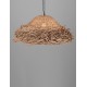 Natural Seagrass Black Fabric Wire & Base LED E27 1x12 Watt 100-240 Volt Bulb Excluded IP20 D:86 H1:30 H2:200cm 