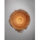 Natural Seagrass Black Fabric Wire & Base LED E27 1x12 Watt 100-240 Volt Bulb Excluded IP20 D:86 H1:30 H2:200cm 