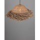 Natural Seagrass Black Fabric Wire & Base LED E27 3x12 Watt 100-240 Volt Bulb Excluded IP20 D:65 H1:28 H2:200cm 
