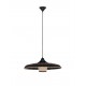 Colourful Natural Rattan Black & Brown Black Fabric Wire & Base LED E27 1x12 Watt 100-240 Volt Bulb Excluded IP20 D:61 H1:13 