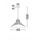 Colorful Natural Rattan Black Fabric Wire & Base LED E27 1x12 Watt 100-240 Volt Bulb Excluded IP20 D:61 H1:13 H2:200cm 