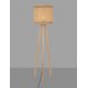 Dried Water Hyacinth Natural Wood Base Black Fabric Wire Cable Length:350cm LED E27 1x12 Watt 100-240 Volt Bulb Excluded Swit