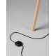 Dried Water Hyacinth Natural Wood Base Black Fabric Wire Cable Length:350cm LED E27 1x12 Watt 100-240 Volt Bulb Excluded Swit