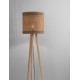 Dried Water Hyacinth Natural Wood Base Black Fabric Wire Cable Length:350cm LED E27 1x12 Watt 100-240 Volt Bulb Excluded Swit