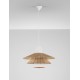 Natural & Orange Rope Sandy White Steel Base LED E27 1x12Watt 100-240Volt IP20 Bulb Excluded D:50 H:230 cm 