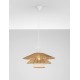 Natural & Orange Rope Sandy White Steel Base LED E27 1x12Watt 100-240Volt IP20 Bulb Excluded D:50 H:230 cm 