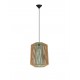 Natural & Green Rope Sandy Black Steel Base LED E27 1x12Watt 100-240Volt IP20 Bulb Excluded D:38 H:255 cm 
