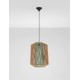 Natural & Green Rope Sandy Black Steel Base LED E27 1x12Watt 100-240Volt IP20 Bulb Excluded D:38 H:255 cm 