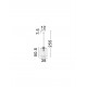 Natural & Green Rope Sandy Black Steel Base LED E27 1x12Watt 100-240Volt IP20 Bulb Excluded D:38 H:255 cm 