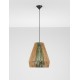 Natural & Green Rope Sandy Black Steel Base LED E27 1x12Watt 100-240Volt IP20 Bulb Excluded D:39 H:260 cm 