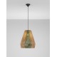 Natural & Green Rope Sandy Black Steel Base LED E27 1x12Watt 100-240Volt IP20 Bulb Excluded D:39 H:260 cm 