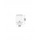 Natural & Green Rope LED E27 1x12Watt 100-240Volt IP20 Bulb Excluded Cable Lenght: 190 cm D:33 H:40 cm 