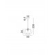  Artificial Silk & Sandy White Metal Base LED E27 1x12Watt 100-240Volt IP20 Bulb Excluded D:55 H:230 cm 