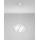  Artificial Silk & Sandy White Metal Base LED E27 1x12Watt 100-240Volt IP20 Bulb Excluded D:45 H:230 cm 