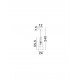 Natural Rattan & Sandy White Metal Base LED E27 1x12Watt 100-240Volt IP20 Bulb Excluded D:24 H:240 cm 