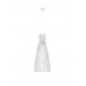 Natural Rattan & Sandy White Metal Base LED E27 1x12Watt 100-240Volt IP20 Bulb Excluded D:35 H:270 cm 