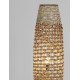 Natural Water Hyacinth & Grass Wood Base LED E27 1x12Watt 100-240Volt IP20 Bulb Excluded Cable Length:180 cm D:33 H:119 cm 