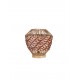 Natural Water Hyacinth Natural Red Rope & Wood Base LED E27 1x12Watt 100-240Volt IP20 Bulb Excluded Cable Length: 130 cm D:29 H