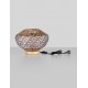 Natural Water Hyacinth Natural Blue Rope & Wood Base LED E27 1x12Watt 100-240Volt IP20 Bulb Excluded Cable Length: 130 cm D:31 