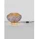 Natural Water Hyacinth Natural Blue Rope & Wood Base LED E27 1x12Watt 100-240Volt IP20 Bulb Excluded Cable Length: 130 cm D:31 