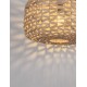 Natural Water Hyacinth Sandy Black Steel Base LED E27 1x12Watt 100-240Volt IP20 Bulb Excluded D:40 H:230 cm 