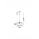 Natural Water Hyacinth Sandy Black Steel Base LED E27 1x12Watt 100-240Volt IP20 Bulb Excluded D:40 H:230 cm 