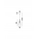 Natural Corn Skin Rope Sandy Black Steel Base LED E27 1x12Watt 100-240Volt IP20 Bulb Excluded D:18 H:230 cm 