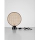 Natural Rattan & Sandy Black Metal Base LED E27 1x12Watt 100-240Volt IP20 Bulb Excluded Cable Length:140 cm D:30 H:37 cm 